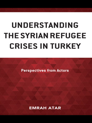 cover image of Understanding the Syrian Refugee Crises in Turkey